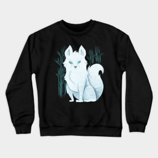 White wolf Crewneck Sweatshirt